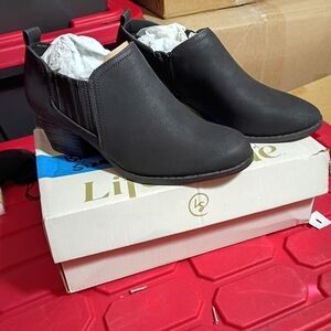 Life Stride Black Ankle Booties